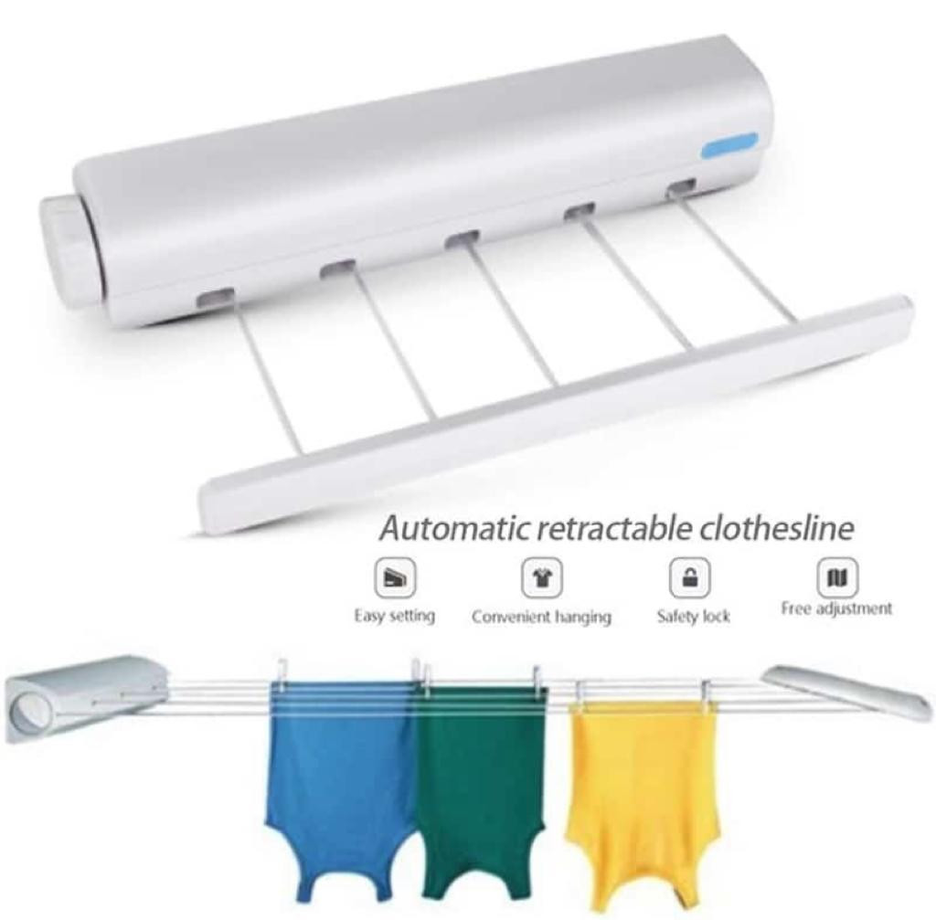 Miniatura 2 de Tendedero Retráctil 5 Cuerdas Practico